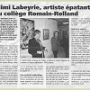 Article de presse